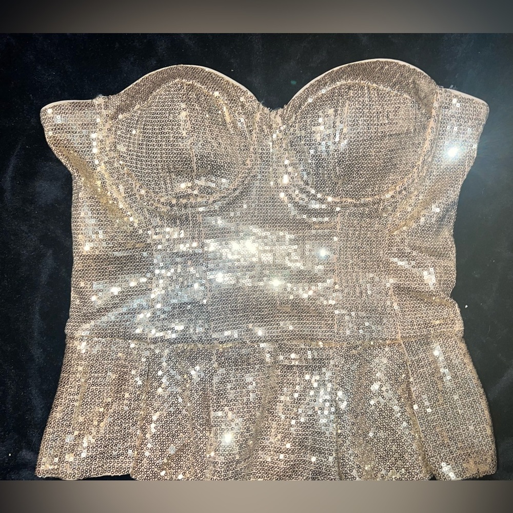Gorgeous Gold Bustier